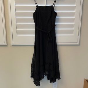 Aqua by Bloomingdales. Flowy black dress. XS